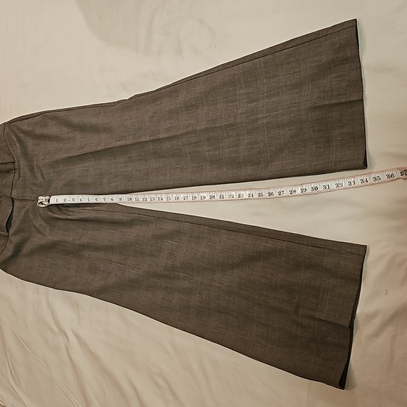 Banana Republic Jackson fit wide leg trousers size 8 long - Picture 3 of 6